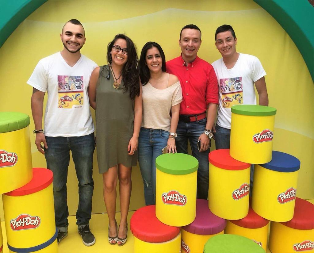 Jhon Bobadilla, Lina Amaya, Johana Bermeo, Mauricio Medina y Carlos Charry.